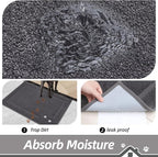BEQHAUSE Dog Door Mat for Muddy Paws 20"x32" Dirt Trapper Absorbent Doormat Non - Image 3