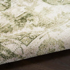 Nourison Home Astra Machine Washable Ivory Green 2'2" x 8' Area Rug - Image 7