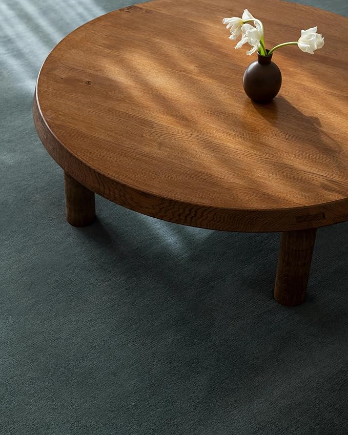Hand-Tufted Wool Round Area Rug – Soft Premium Wool Carpet - Image 3