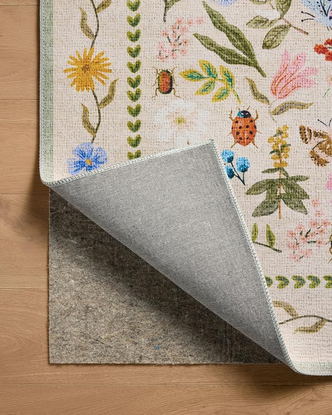 Loloi Rifle Paper Co. Canopy Collection CNP-04 Cream/Multi 2'-0" x 3'-0" Accent - Image 5