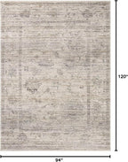 Loloi Magnolia Home by Joanna Gaines Millie Collection MIE-01 Silver/Dove - Image 2