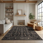 Area Rug Non Slip Machine Washable Ultra Soft Living by Ruaruarug