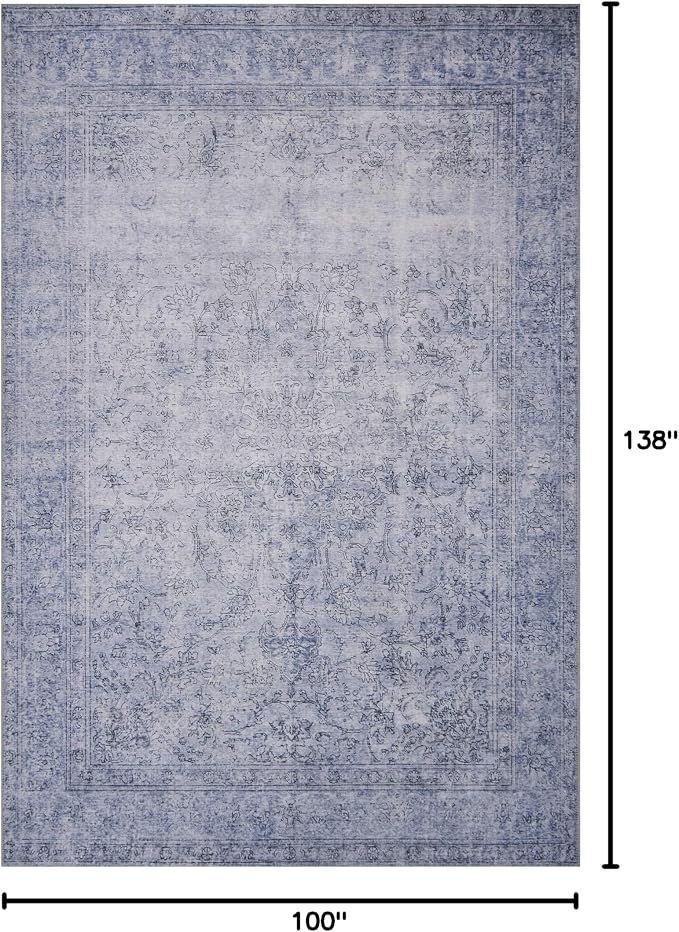 Loloi Loren Collection LQ-09 Slate 8'-4" x 11'-6" Area Rug - Image 3
