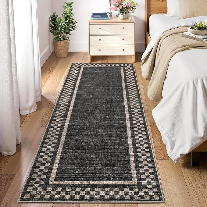 Rug Runners for Hallways 2x8 Washable Kitchen Runner Rug Non Slip Low Pile - Image 2