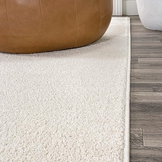 JONATHAN Y Haze Solid Low-Pile Cream Indoor Area Rug 3x5, Minimalist, - Image 11