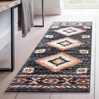 Well Woven Tulsa Lea Blue Traditional Southwestern Tribal 2'7" X 9'10" Runner - Image 6