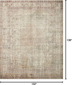 Loloi Margot Collection MAT-01 Antique/Sage 8'-6" x 11'-6" Area Rug feat. - Image 2