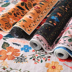 Rugcomf Door Mat Indoor Entrance 2x3 Rug Machine Washable Boho Floral Small - Image 8