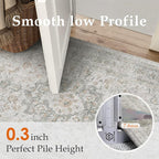 5x7 Washable Vintage Area Rug for Living Room Bedroom Soft Tranditional Non - Image 4