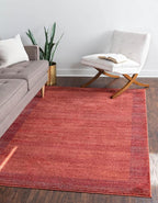 Rugs.com Angelica Collection Rug – 3' x 5' Terracotta Medium Rug Perfect by Rugscom