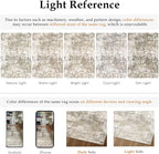 Beige Area Rug 6x9 Machine Washable Modern Abstract Living Room Carpet Non Slip - Image 2