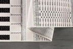 CAMILSON Modern Runner Rug 2x7 Luxury Geometric Pattern Micro Loop Hallway Rugs - Image 3