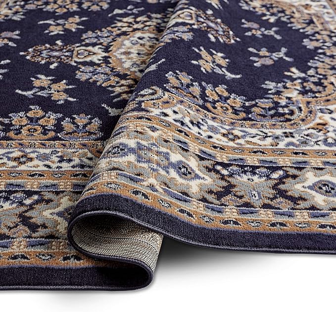 Home Dynamix Premium Sakarya Traditional Medallion Border Area Rug - Image 4
