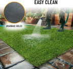Ottomanson 6'6" x 21' Artificial Faux Grass Rug - Image 4