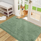 OLANLY Dog Door Mat for Muddy Paws 48x30, Absorbs Moisture and Dirt, Absorbent by OLANLY