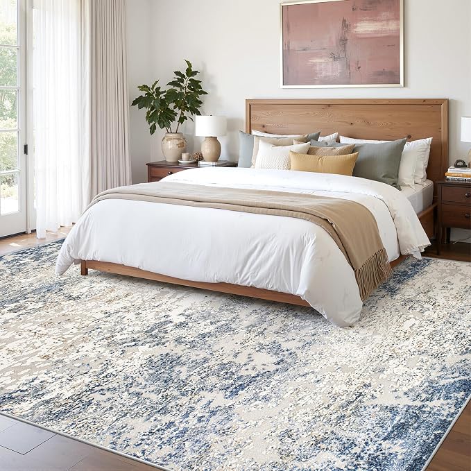 Art&Tuft Washable Rugs 9x12, Abstract Area Rugs 9x12 Living Room - Image 4