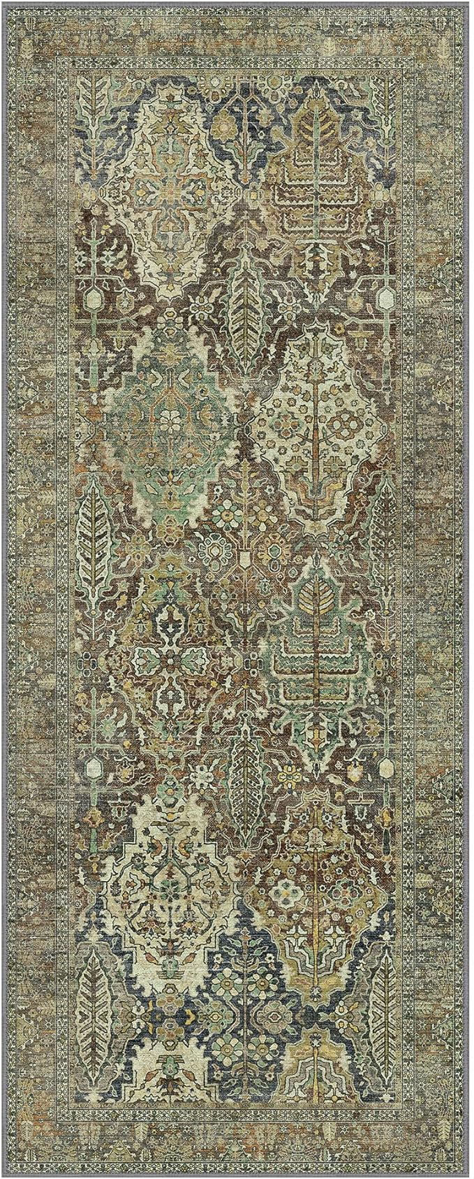 2x7 Runner Rug Machine Washable Boho Runners - Image 9