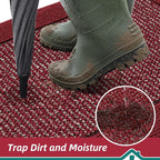 BEQHAUSE Indoor Door Mat 36" x 60", Dirt Trapper Door Mats Non-Slip Entryway - Image 3