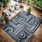 CAMILSON Indoor Outdoor Rug, Easy-Cleaning Non-Shedding Living Room, Garden and by CAMILSONIndoorOutdoorAreaRugs