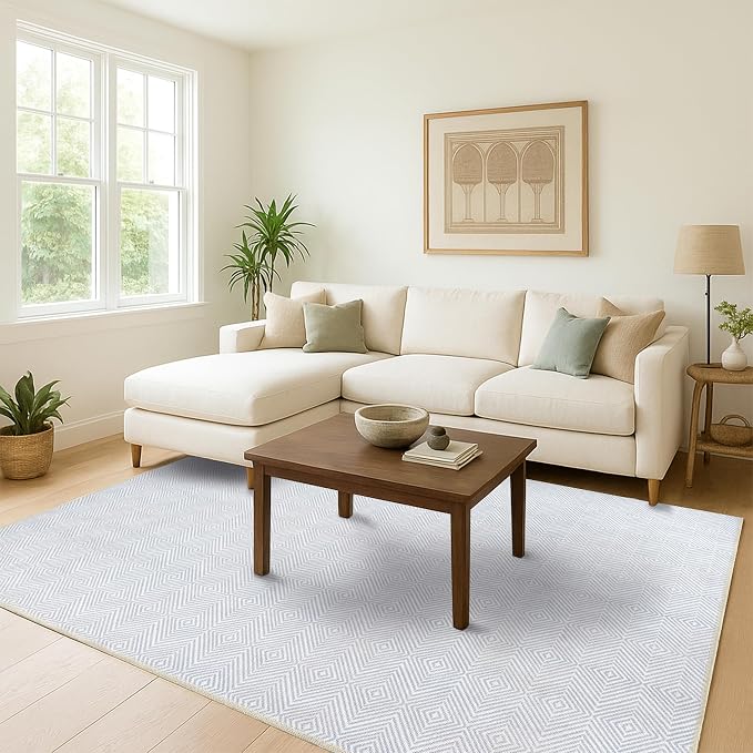 Fame Living Washable Area Rug. Modern Farmhouse. Vintage. Turkish. Bohemian. - Image 9