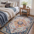 tchdio 3x5 Bedroom Area Rug, Non Slip Washable Entryway Rug Indoor, Soft Low by Tchdio