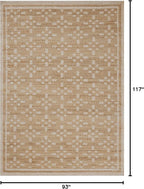Loloi Chris Loves Julia Judy Collection JUD-07 Natural/Ivory 7'-9" x 9'-9" Area - Image 2