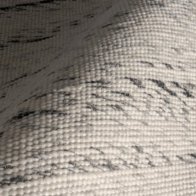 Rugs USA Santa Ynez Ivory/Grey, Wool & Cotton, Soft and Cozy, High Traffic - Image 7