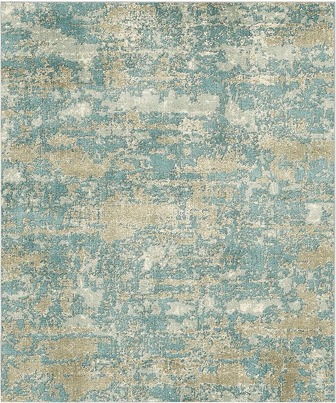 WITSHOCK Living Room Area Rugs 10x12：Modern Abstract Machine Washable Large Rug - Image 9