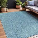 Beverly Rug Indoor Outdoor Rug 5x7, Washable Outside Carpet - Image 3