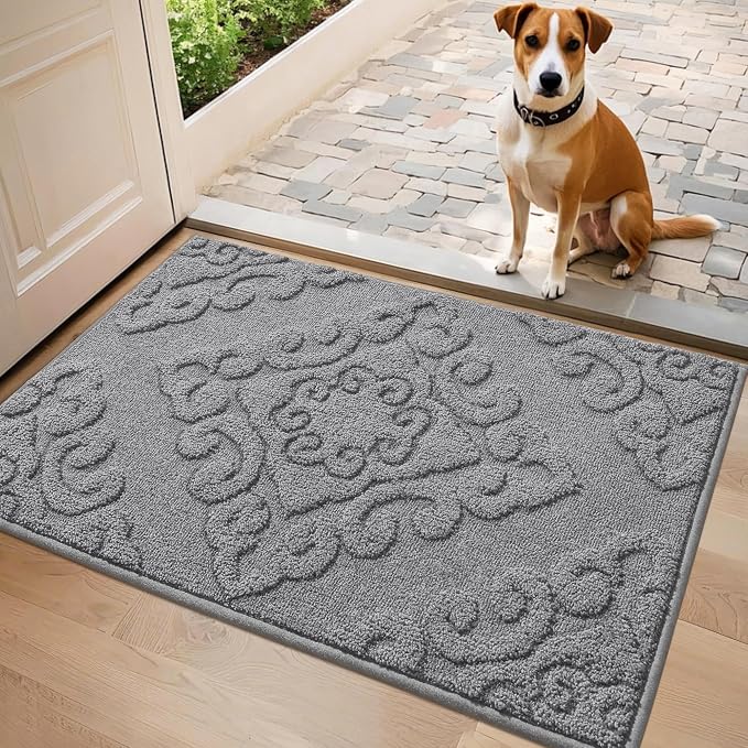 COSY HOMEER Door Mat 20”x32”, Absorbent Dirt Trapper Entryway Rugs, Non-Slip by COSYHOMEER