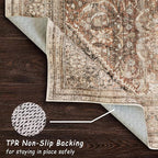 vivorug Runner Rug 2'x8' Vintage Washable Non-Slip Runners - Image 7