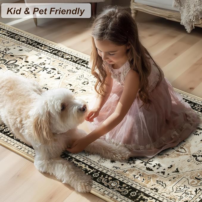 XWZO Entryway Area Rug 2x3ft — Soft Low Pile Non-Slip Door Mat - Image 8