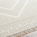 Mark&Day Wool Rugs, 5x7 Nishnabotny Cottage Medium Beige Area Rug, Bedroom or - Image 7