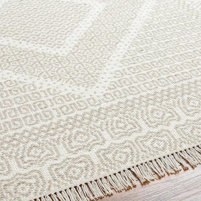 Mark&Day Wool Rugs, 9x12 Nishnabotny Cottage Medium Beige Area Rug, Bedroom or - Image 7