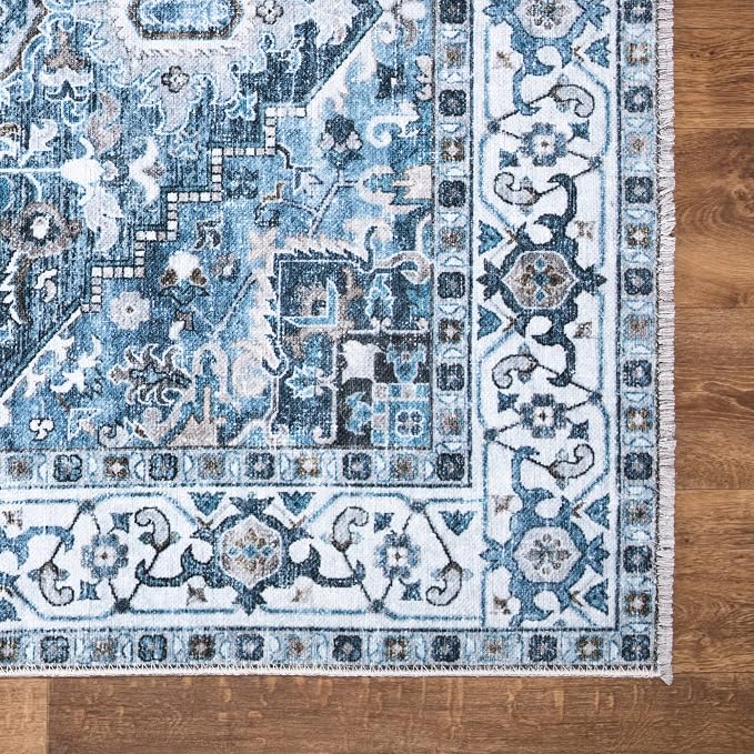 Bloom Rugs Caria Washable Non-Slip 5x7 Rug - Image 6