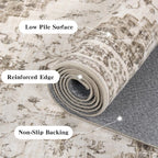 9x12 Vintage Washable Area Rugs Boho Medallion Large Distressed Retro Accent - Image 6