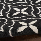 Nourison Home Nourison Essentials Black Ivory 8' x 10' Area Rug - Image 9