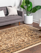 Rugs.com Yasmin Collection Rug – 5' x 8' Ivory Medium Rug Perfect - Image 5