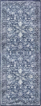 KILOCOCO Hallway Runner 3x10 Rug Runner Printed Vintage Floral Washable Kitchen - Image 9