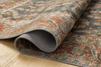 Loloi Chris Loves Julia Jules Collection JUL-10 Ocean/Spice 5'-0" x 7'-6" - Image 3