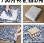 KILOCOCO Hallway Runner 3x18 Rug Runner Printed Vintage Floral Washable Kitchen - Image 8