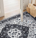 2x6 Area Rug, Boho Vintage Oriental Washable Rugs, Collapsible Area Rug - Image 7