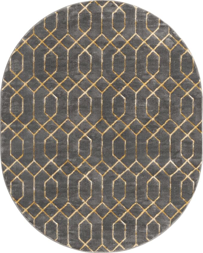 Unique Loom Glam Collection Area Rug - Image 3