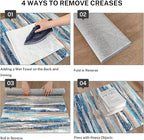 Modern Abstract 6x9 Machine Washable Living Room Rug Non-Slip Soft Bedroom Area - Image 4