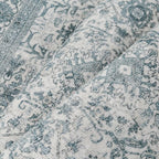 Blue Area Rug 3x5 Washable Office Entryway Carpet Soft Vintage Indoor Kitchen - Image 7