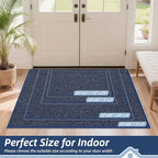 BEQHAUSE Dirt Trapper Door Mat 32" x 48", Non-Slip Washable Doormats Entrance - Image 2