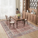 Dripex Washable Area Rug 6x9 Living Room Rug Stain & Water Resistant Foldable - Image 2