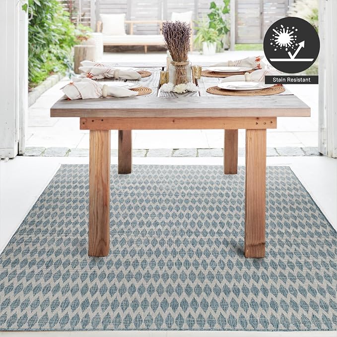 FH Home Flat Woven Outdoor Rug - Image 7