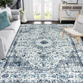 Easy-Going Area Rug 5x7 Washable Boho Rugs by Easy-Going