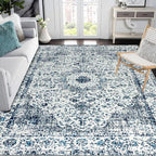 Easy-Going Area Rug 5x7 Washable Boho Rugs by Easy-Going